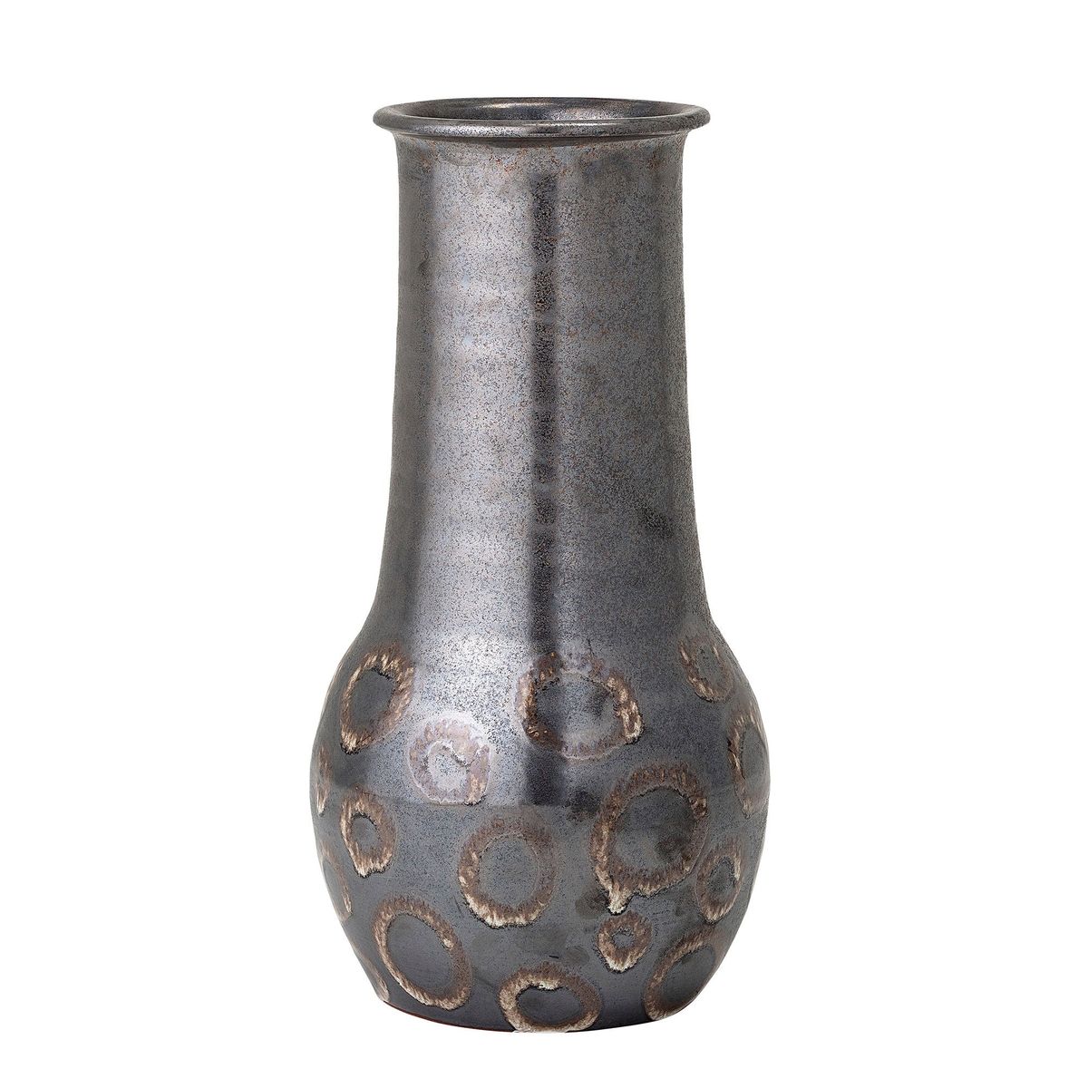 Bloomingville Gorm Deko Vase, Sort, Terrakotta