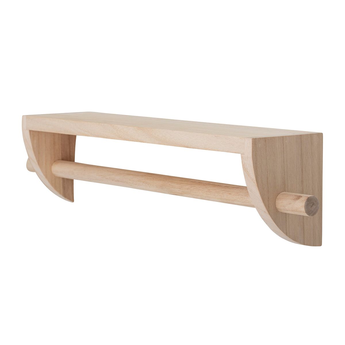 Mingus Hylde, Natur, Kejsertræ - L60xH14xW12 cm - Nature / L60xH14xW12 cm / Paulownia wood