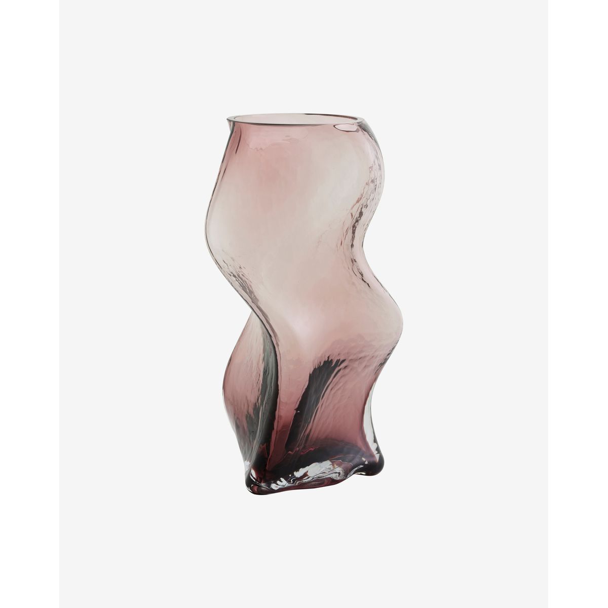 SABLE vase i glas h30 cm - lilla