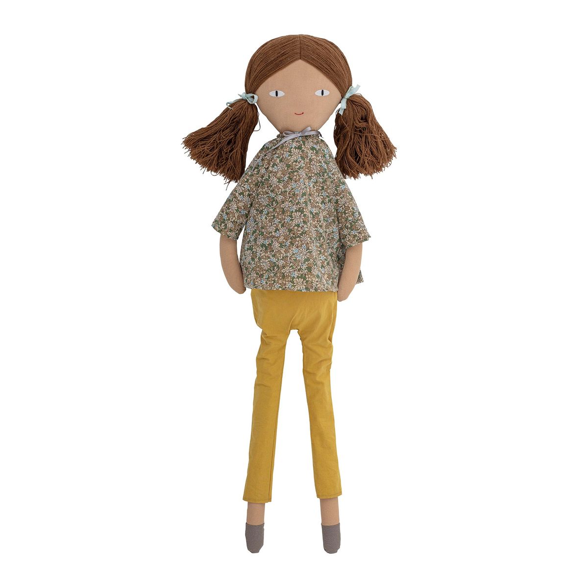 Lilo Doll, Gul, Bomuld - L15xH86,5xW10 cm - Yellow / L15xH86,5xW10 cm / 50% Cotton, 50% Linen, Fillling: 100% Polyester