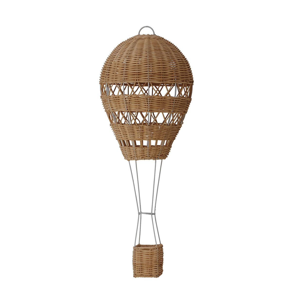 Huggi Deko, Brun, Rattan - D25xH60 cm - Brown / D25xH60 cm / Rattan, Iron