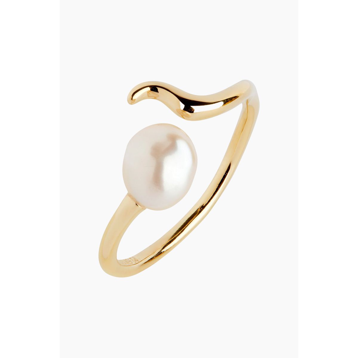 Moonshine Ring - Goldplated Silver - Maria Black - Guld 54