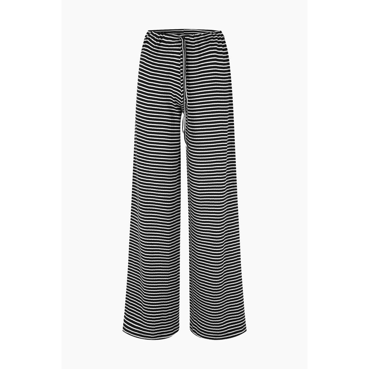 NPS Nova Pants Stripes - Black/Ecru - Nørgaard på Strøget - Stribet Size 2