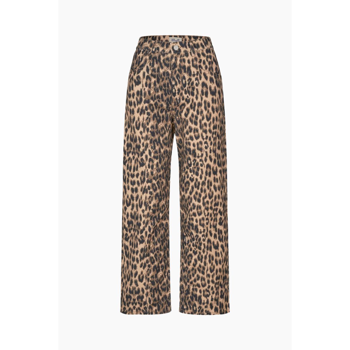 Nara Jeans - Brown Baum Leopard - Baum und Pferdgarten - Leopard M