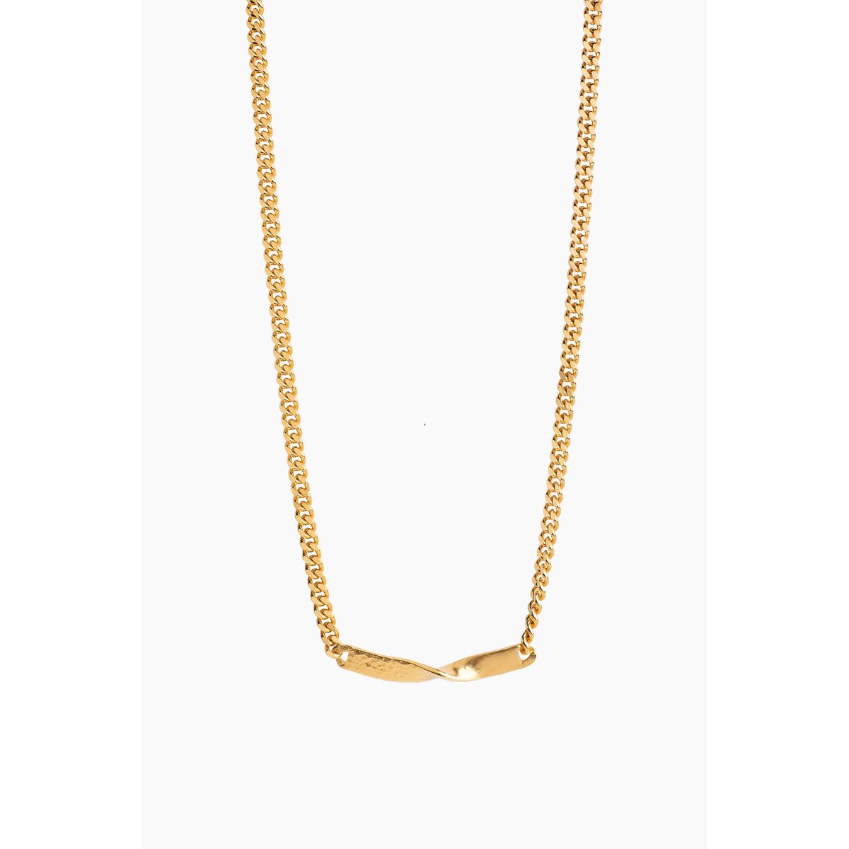 Necklace Nadia - 925S/GP/M - ENAMEL - Guld One Size