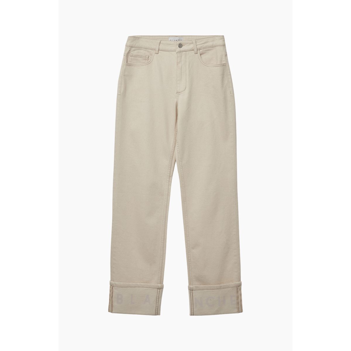 Augusta-BL Sable Jeans - Plaza Taupe - Blanche - Hvid 27