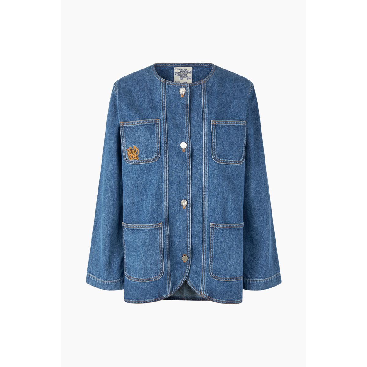 Beata Jacket - Classic Blue Denim - Baum und Pferdgarten - Blå XS