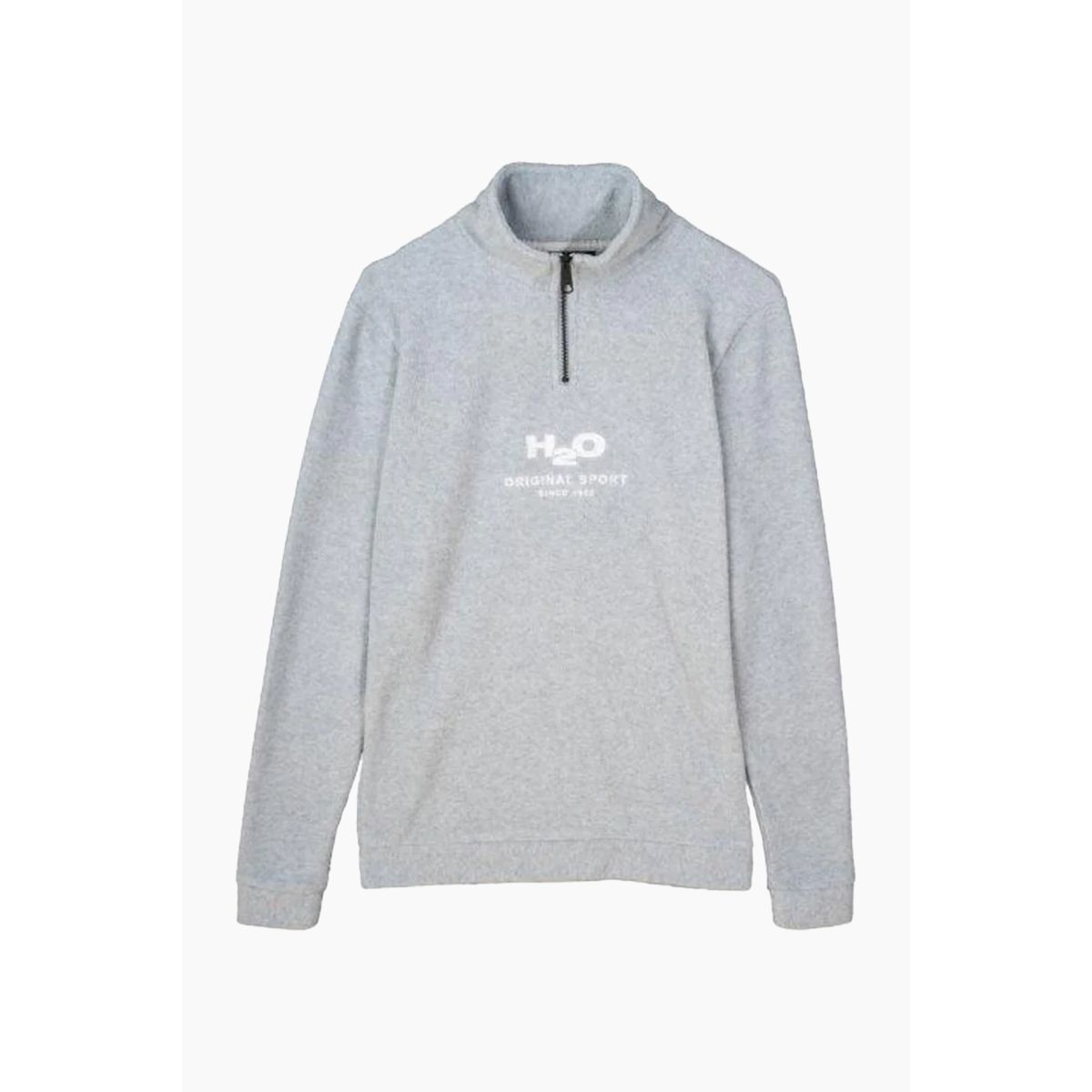 Blåvand II Fleece Half Zip - Lt. Grey Mel - H2O - Grå XS