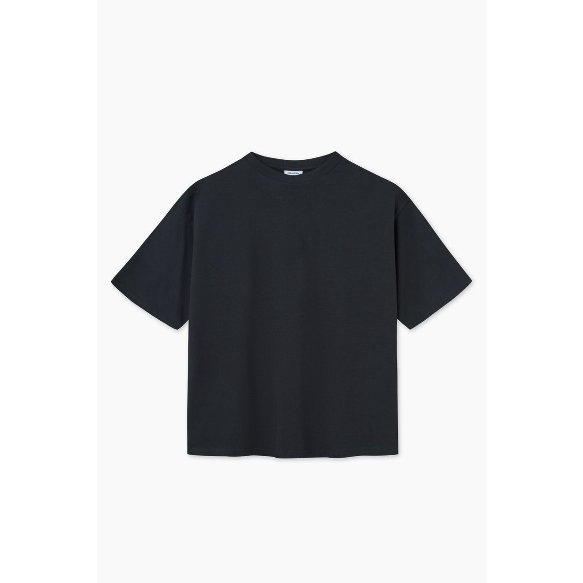 Box Fit Heavy T-shirt - Black - bareen - Sort M