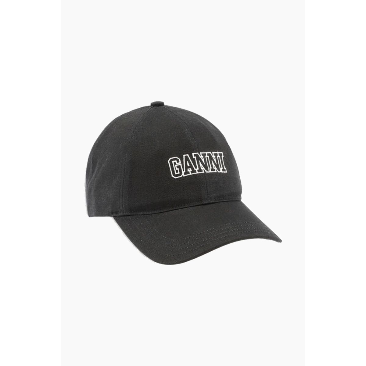 Cap Hat A4968 - Black - GANNI - Sort One Size