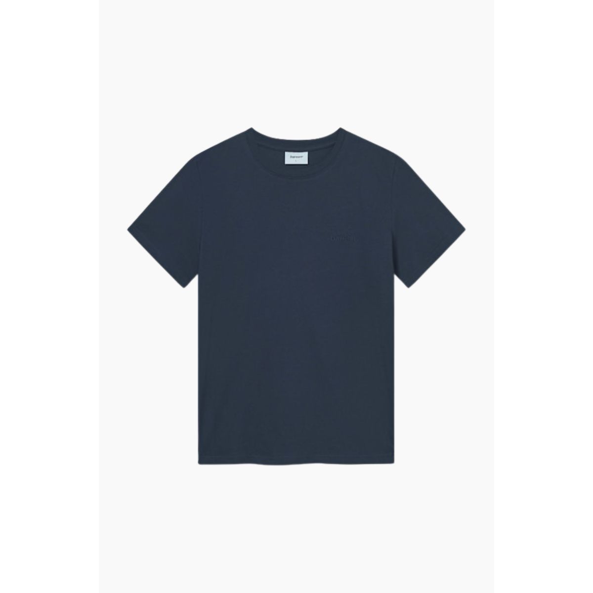 Classic Fit Tee - Navy Blue - bareen - Blå XS