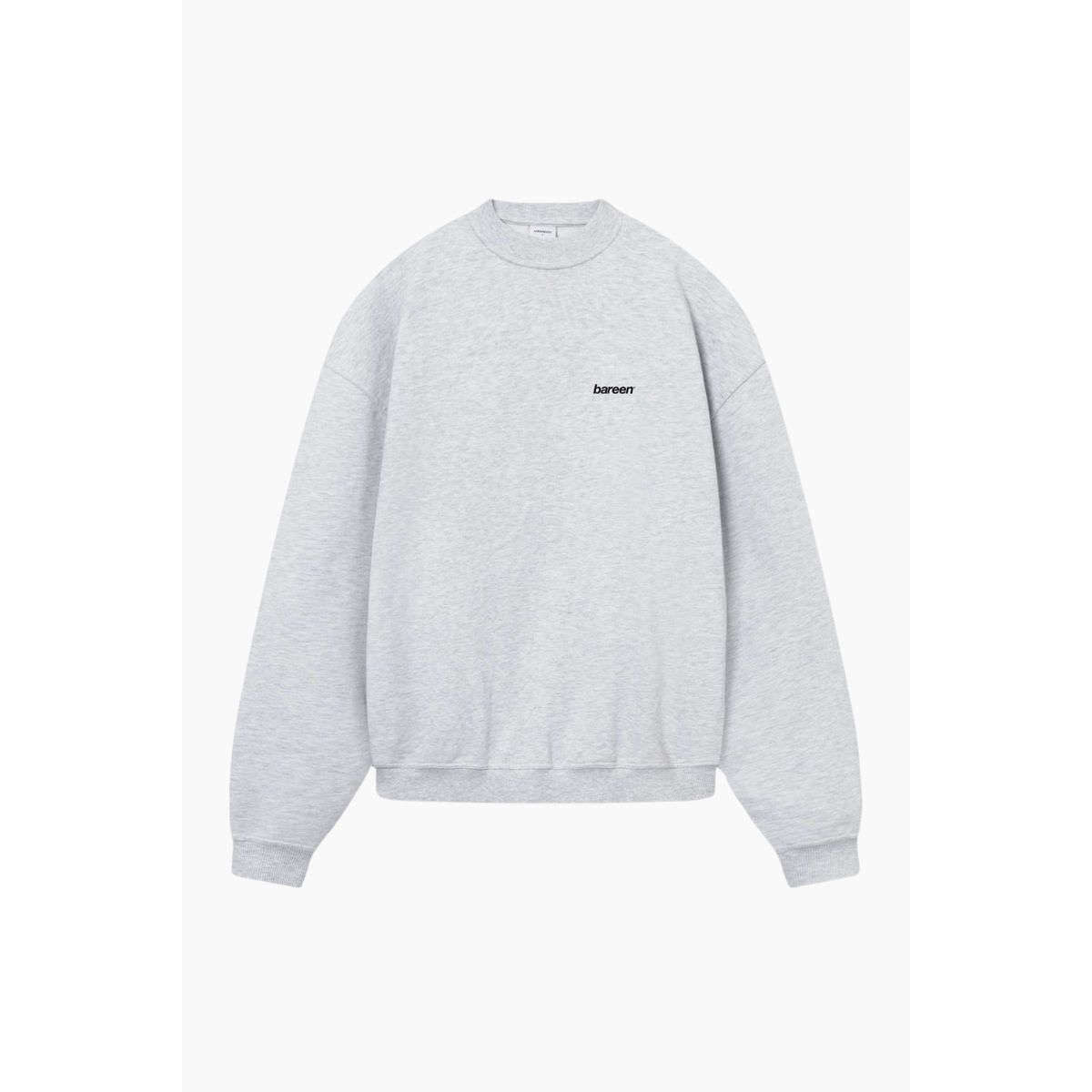 Crewneck Oversize Logo 2.0 - Cloudy Grey - bareen - Grå L