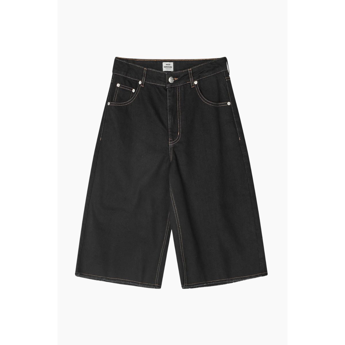 Dyed Denim Robyn Shorts - Black - Mads Nørgaard - Sort M