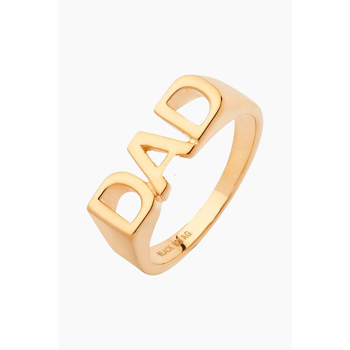 Dad Ring - Goldplated Silver - Maria Black - Guld 58