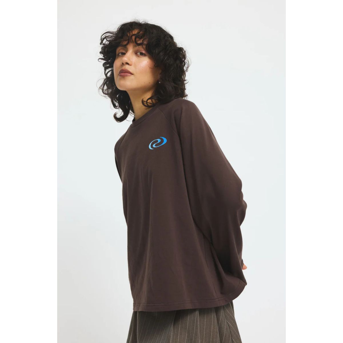 DavieRS LS Tee - Dark Brown - Résumé - Brun S