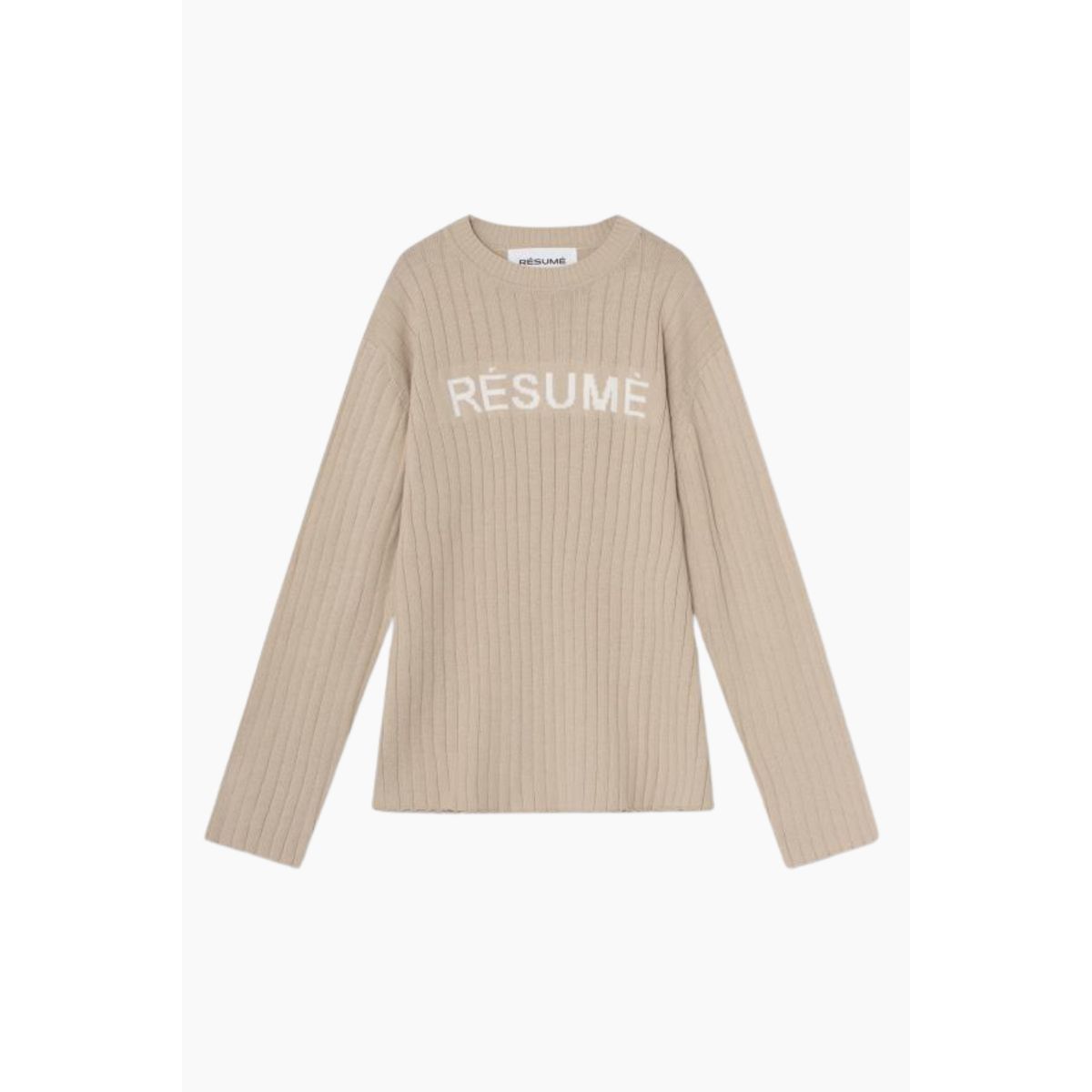 DevonRS Knit Pullover - Beige - Résumé - Beige L