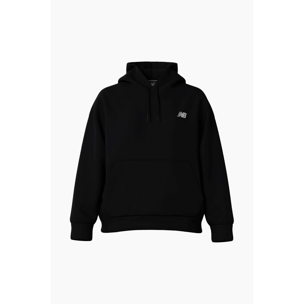 Fleece Small Logo Hoodie - Black - New Balance - Sort L