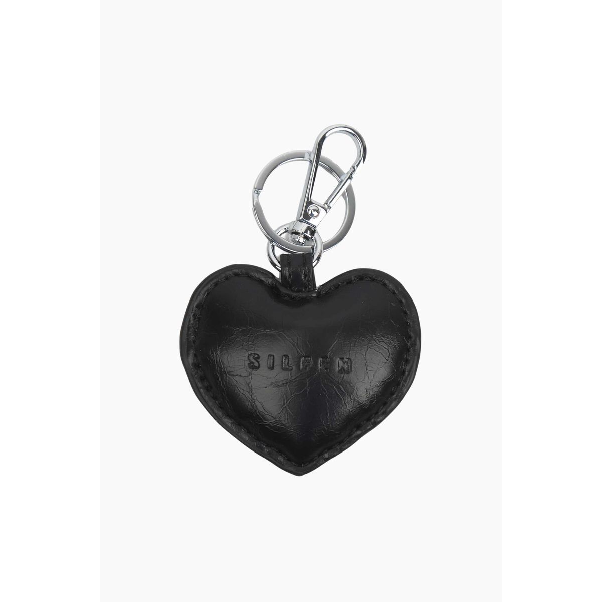 Heart Charm - Black - Silfen Studio - Sort One Size