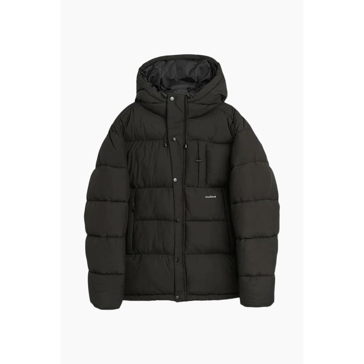 Ian Puffer Jacket - Black - Soulland - Sort XS-S