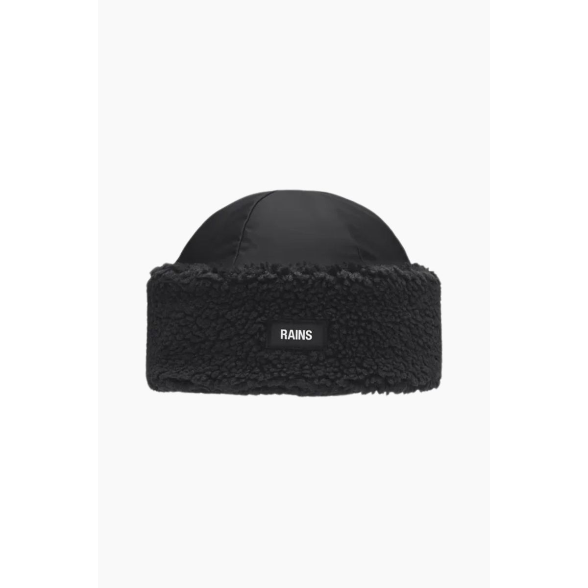 Insulated Fleece Hat T2 - Black - Rains - Sort S/M