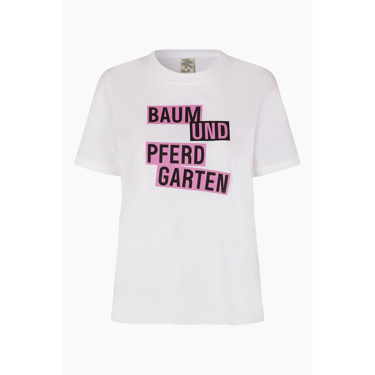 Jawo T-Shirt - Pink Cyclamen Baum - Baum und Pferdgarten - Hvid M