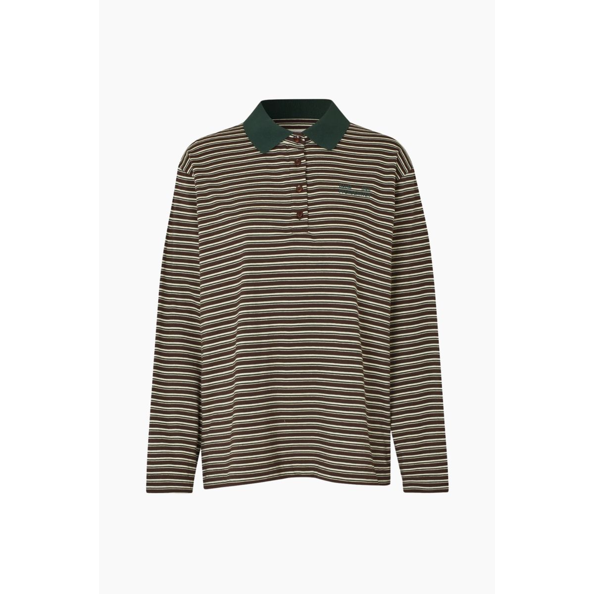 Jeanni Polo - Brown Polo Stripe - Baum und Pferdgarten - Stribet L