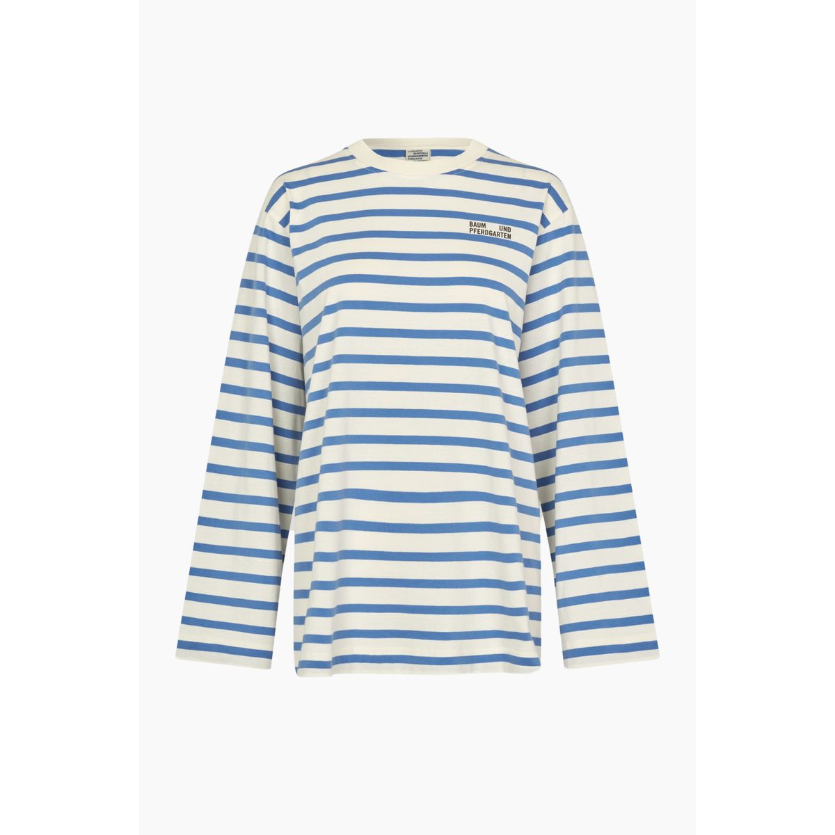 Jeevana Top - Blue EBB Whisper Stripe - Baum und Pferdgarten - Stribet L