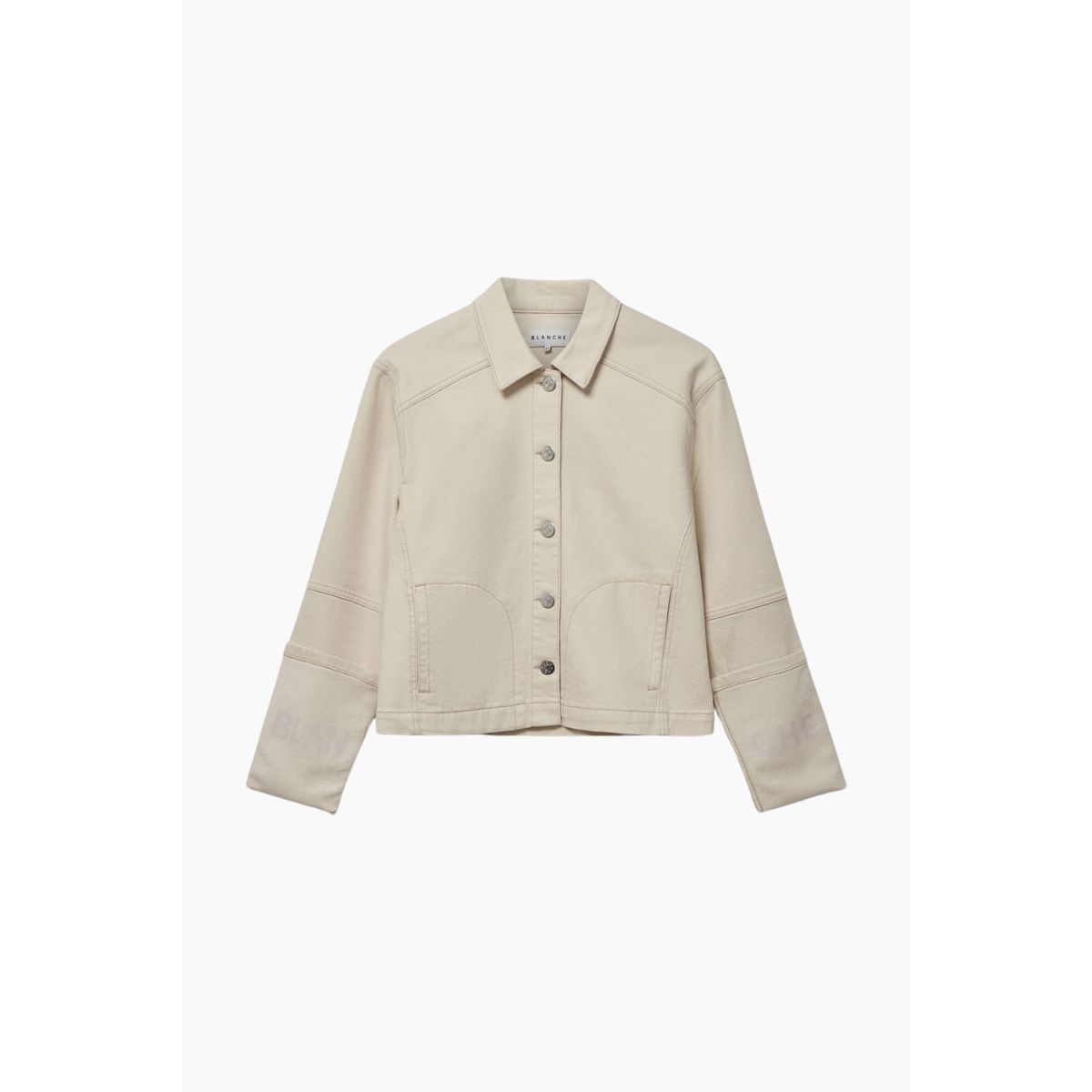 Kant-BL Sable Denim Jacket - Plaza Taupe - Blanche - Hvid XS