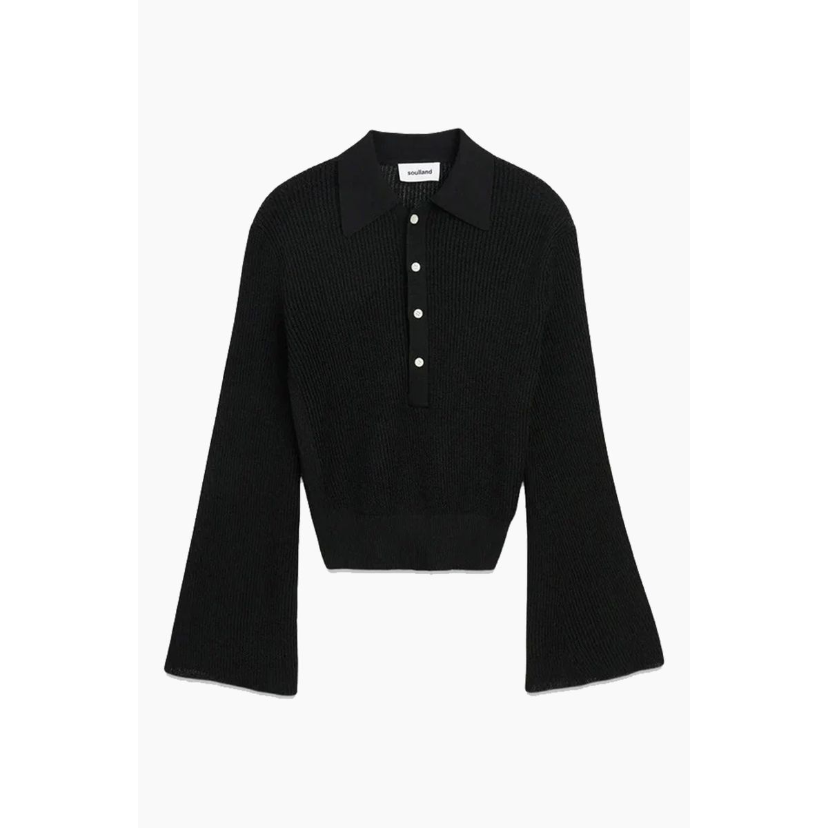 Kiki Polo Jumper - Black - Soulland - Sort S/M