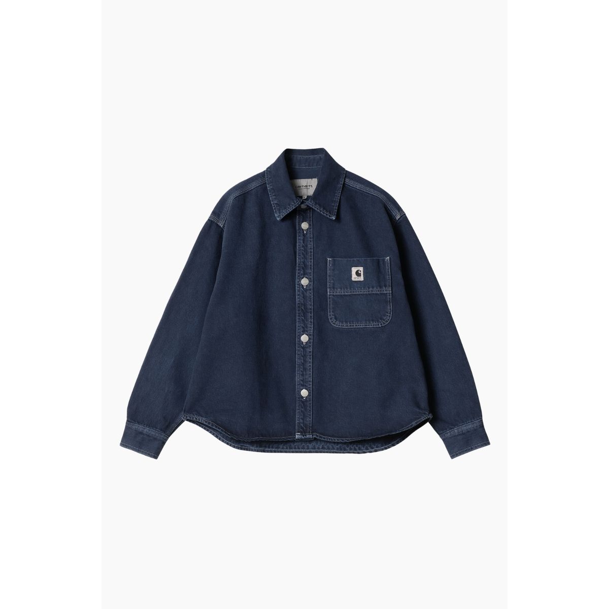 W' Georgia Shirt Jac - Air Force Blue (Stone Dyed) - Carhartt WIP - Blå L