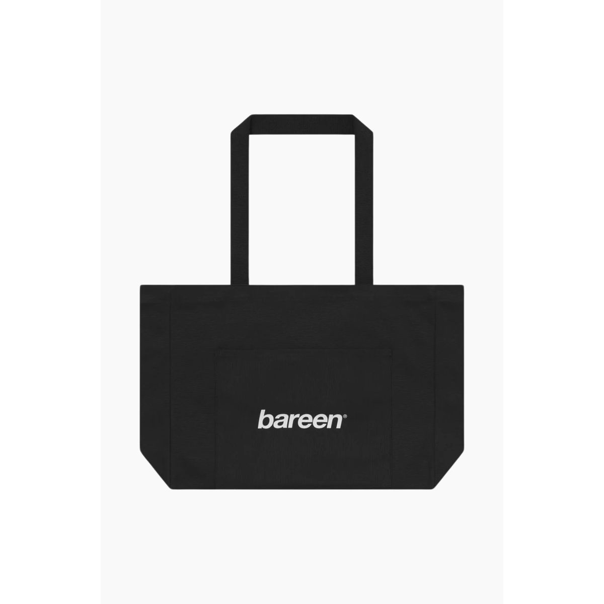 Panelled Canvas Bag - Black - bareen - Sort One Size