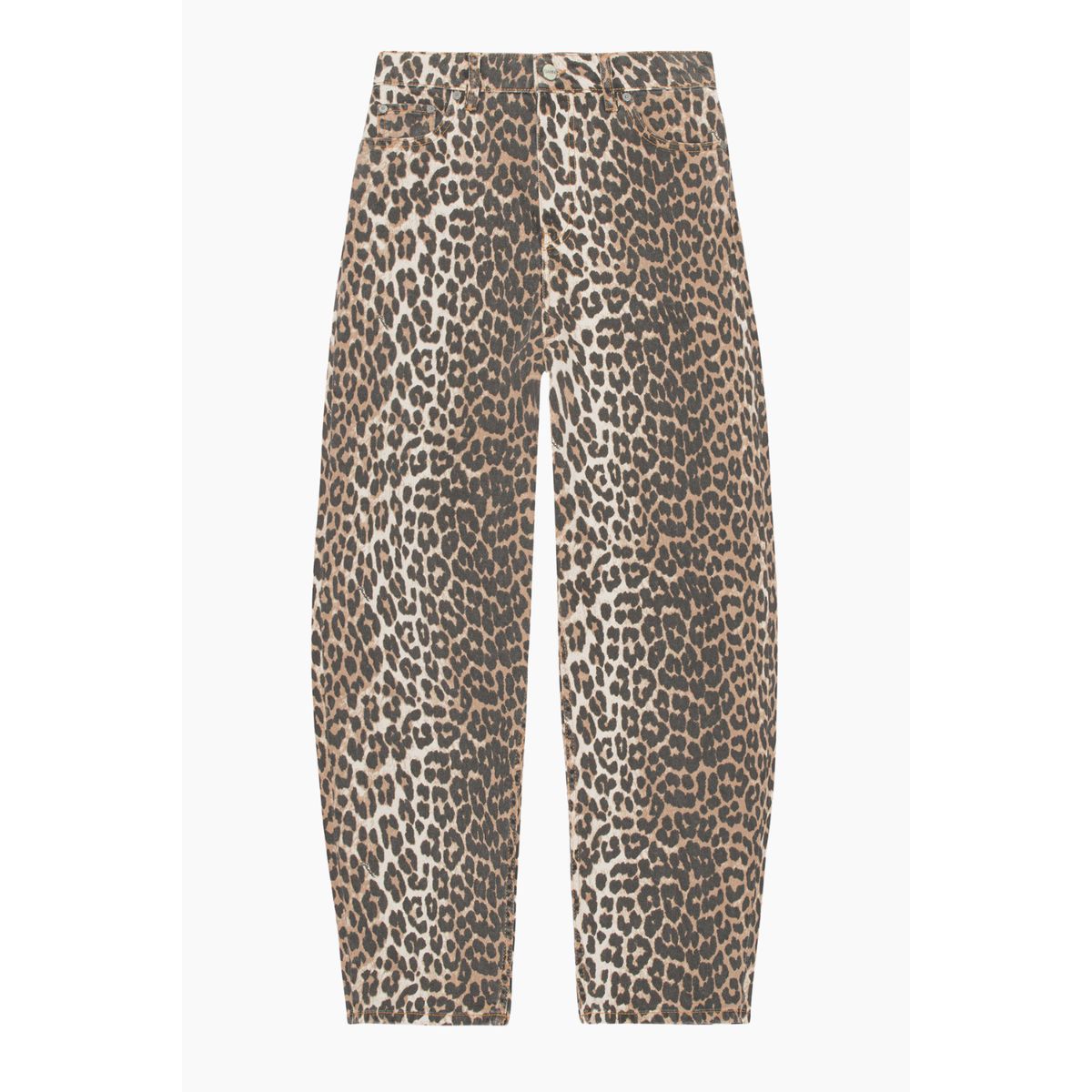 Print Denim Stary J1184 - Leopard - GANNI - Leopard 30