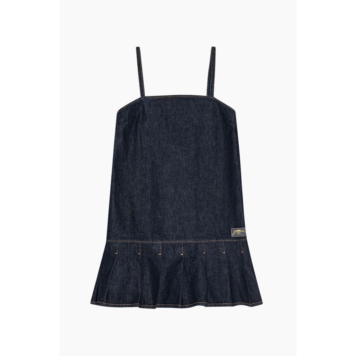 Rinse Denim Strap Mini Dress J1622 - Rinse - GANNI - Blå S