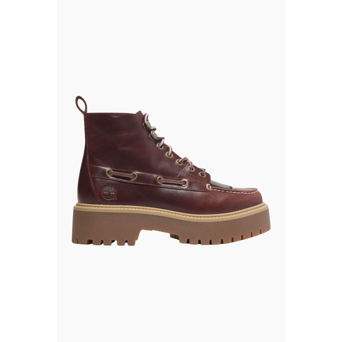 Stone Street Mid Lace Up Boot - Burgundy - Timberland - Bordeaux 40