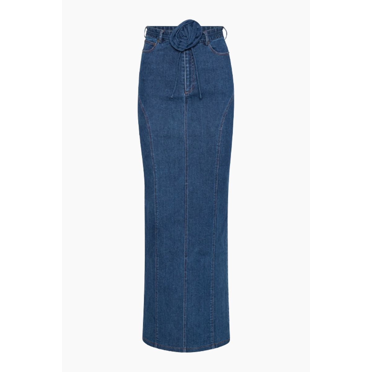 Stretchy Maxi Skirt - Orion Blue - ROTATE - Blå M