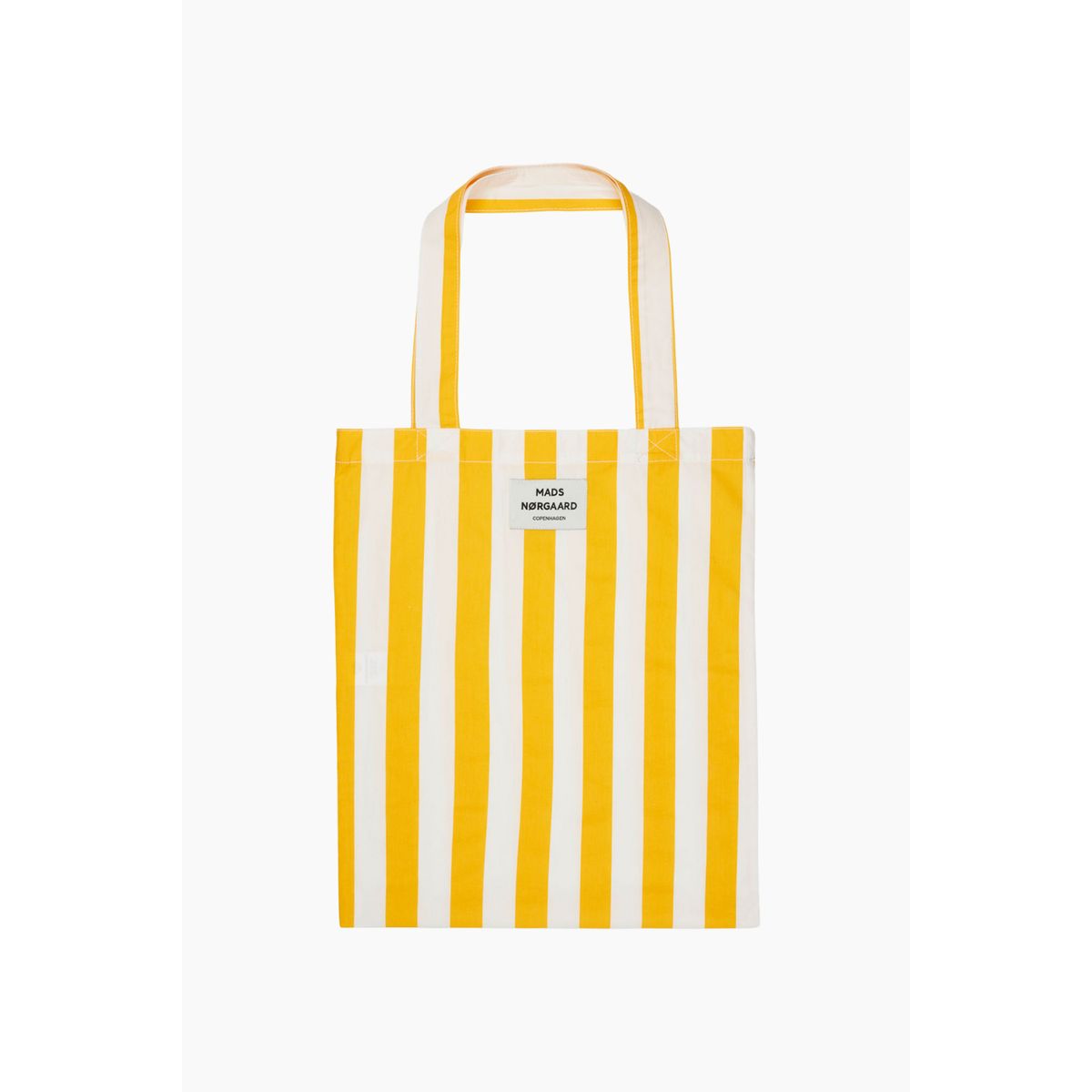 Sacky Atoma Bag - Chrome Yellow/White Alyssum - Mads Nørgaard - Stribet One Size