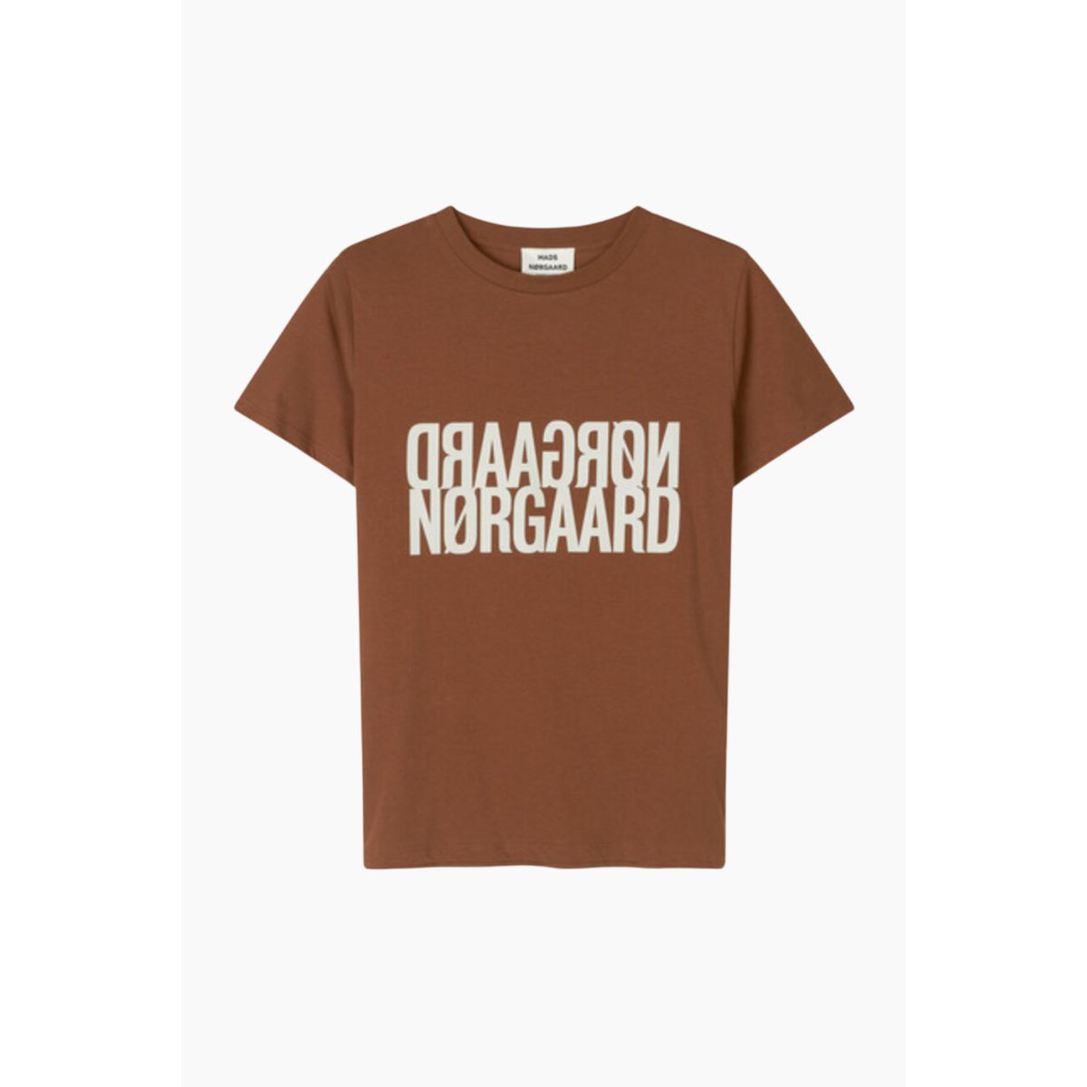 Single Organic Trenda P Tee - Cambridge Brown - Mads Nørgaard - Brun L