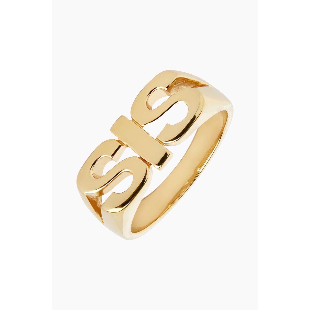 Sis Ring - Goldplated Silver - Maria Black - Guld 56