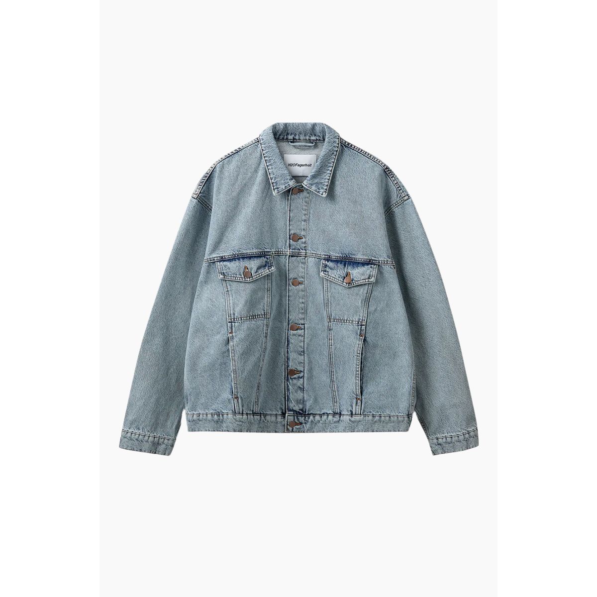 Sky Jacket - Light Blue Denim - H2O Fagerholt - Blå S