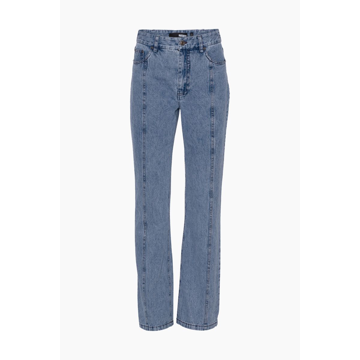 Twill Straight Jeans - Medium Blue Denim - ROTATE - Blå 30