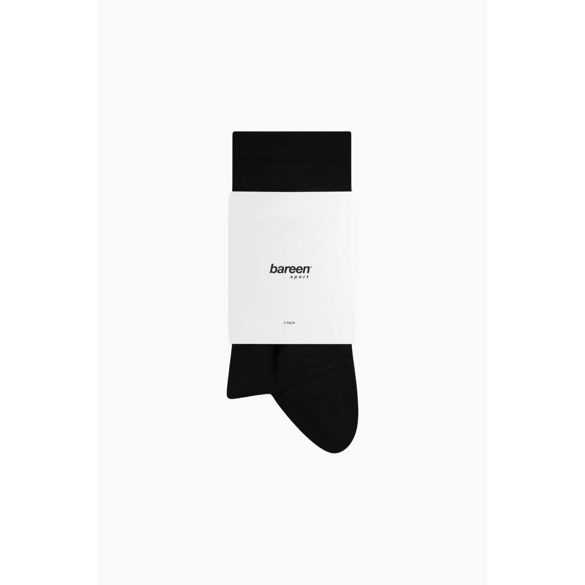 Tennis Socks 3-Pack - Black - bareen - Sort 41-43