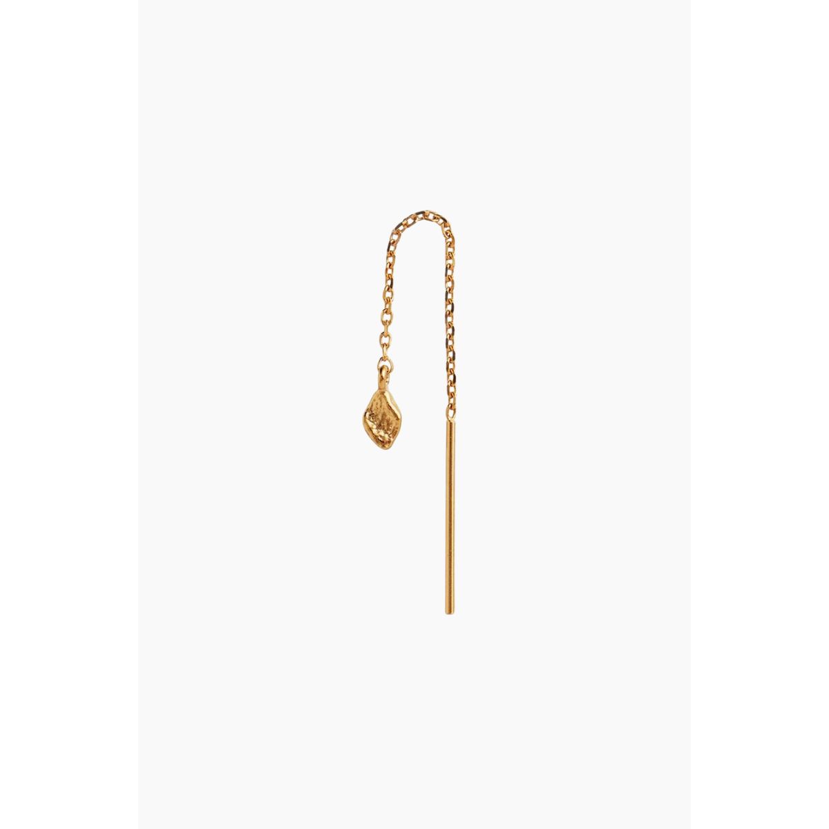 Tout Petit Dangling Ile De L'amor Earring - Gold - Stine A - Guld One Size