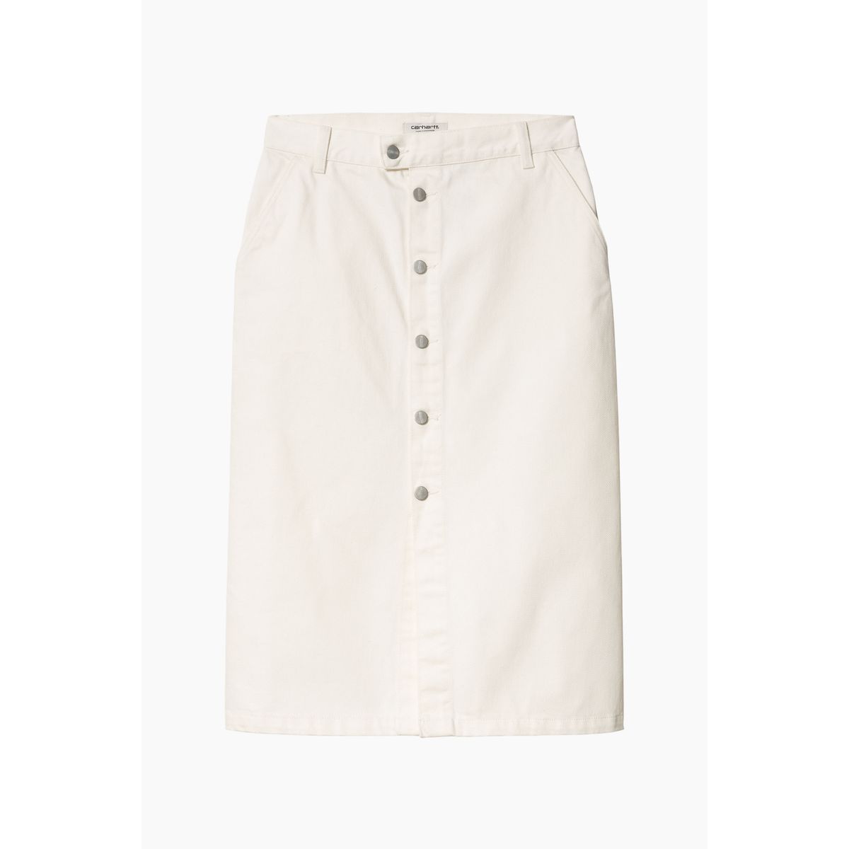 W' Colby Skirt - White Rinsed - Carhartt WIP - Hvid M