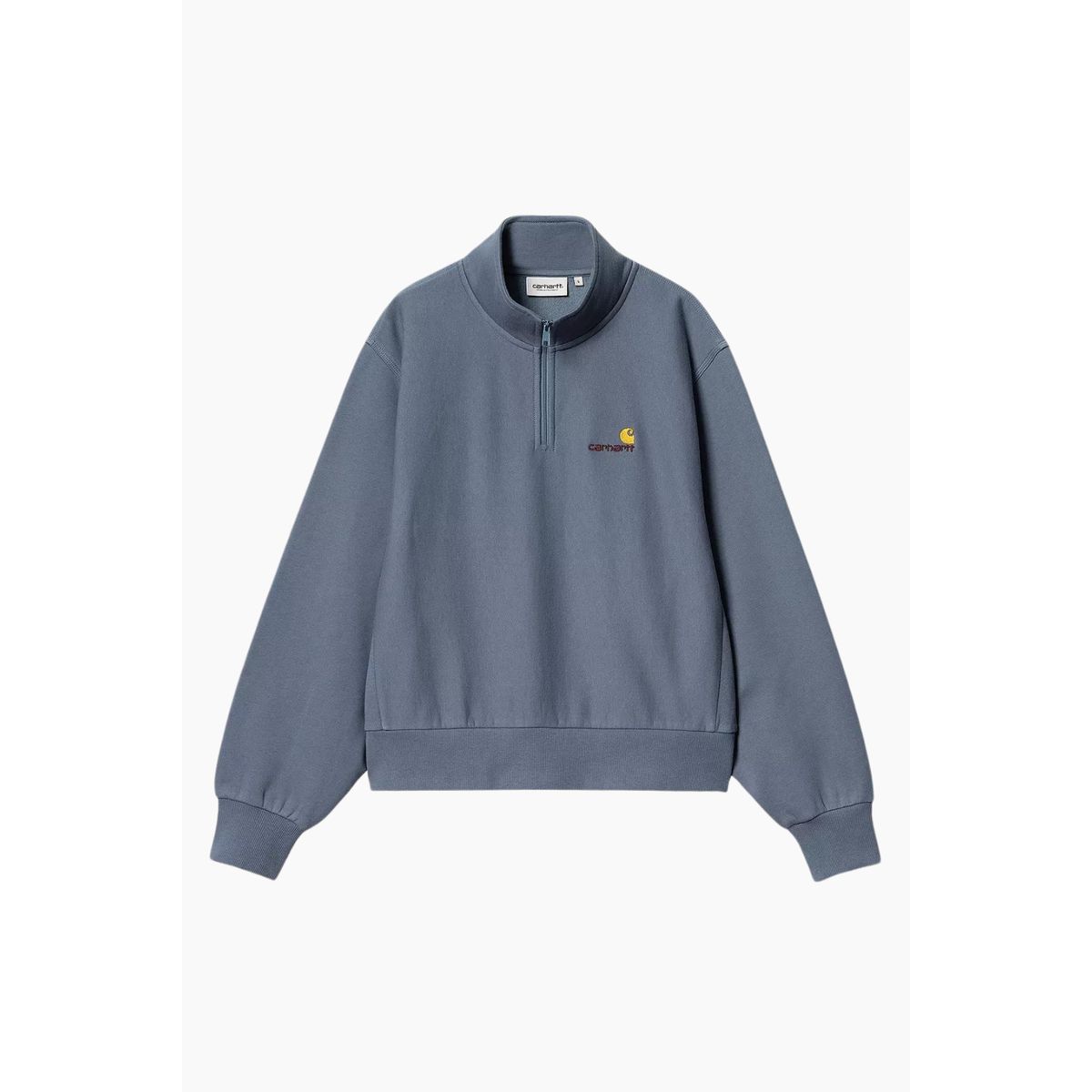 W' American Scr. High Neck Swt - Positano - Carhartt WIP - Blå M