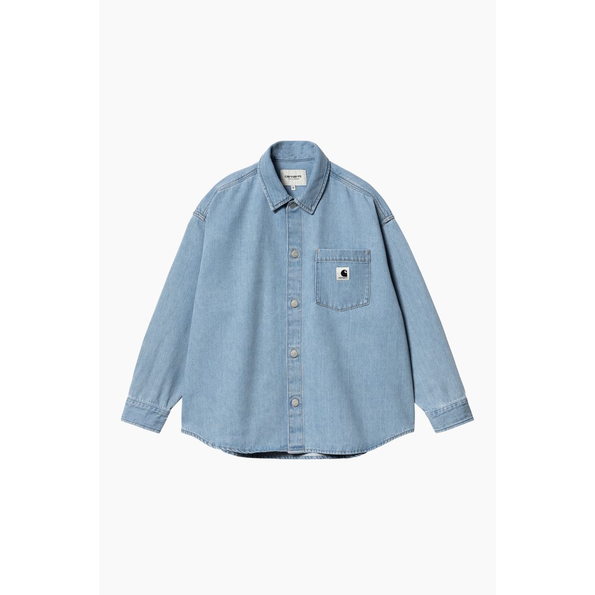 W' Alta Shirt Jac - Blue (Stone Bleached) - Carhartt WIP - Blå XS