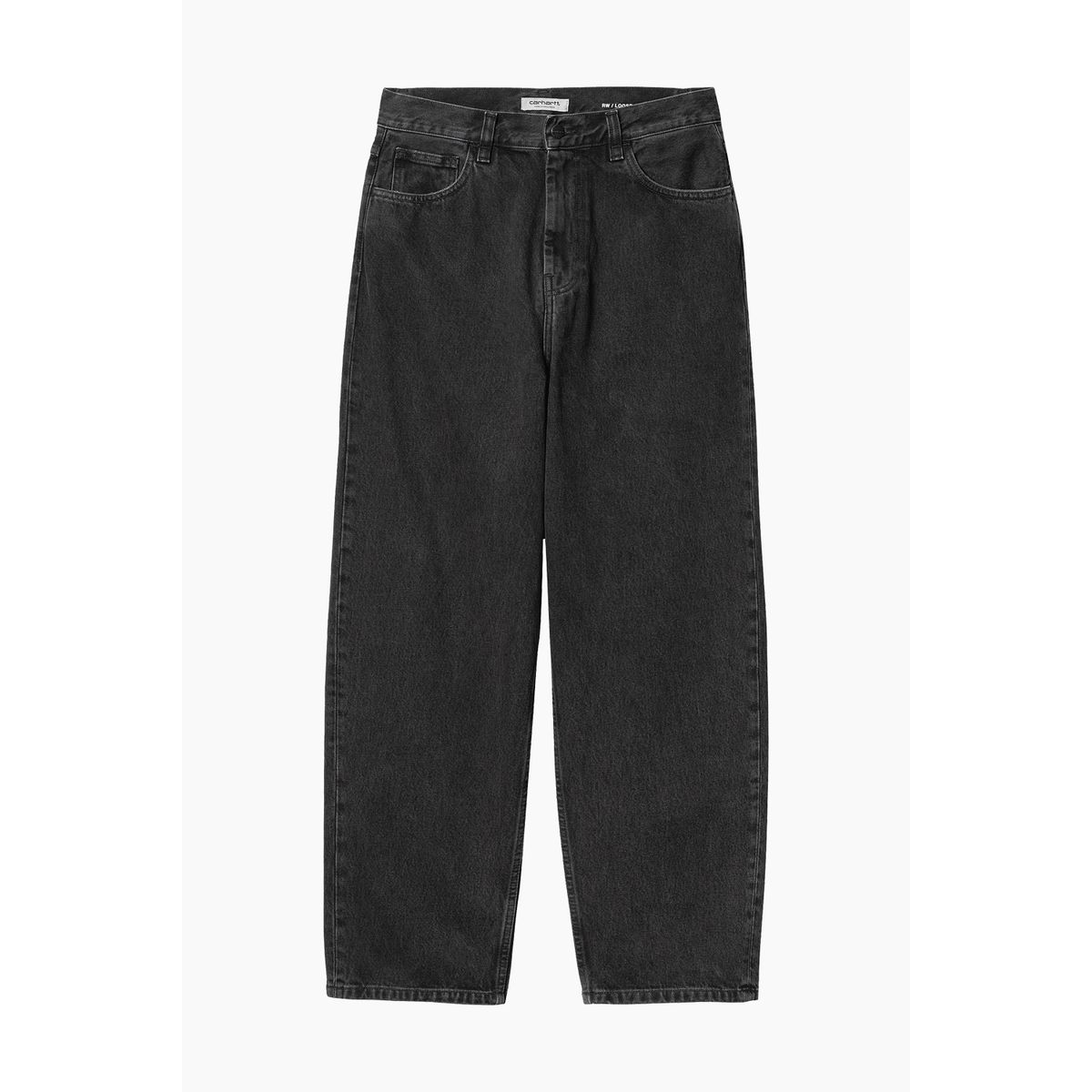 W' Brandon Pant - Black Stone Washed - Carhartt WIP - Sort M