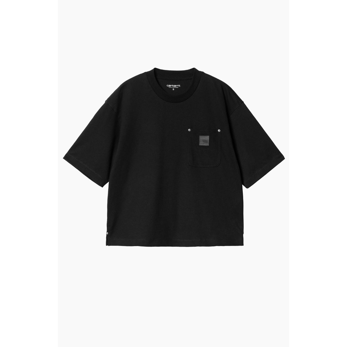 W' S/S Eldon T-Shirt -Black- Carhartt WIP - Sort XS