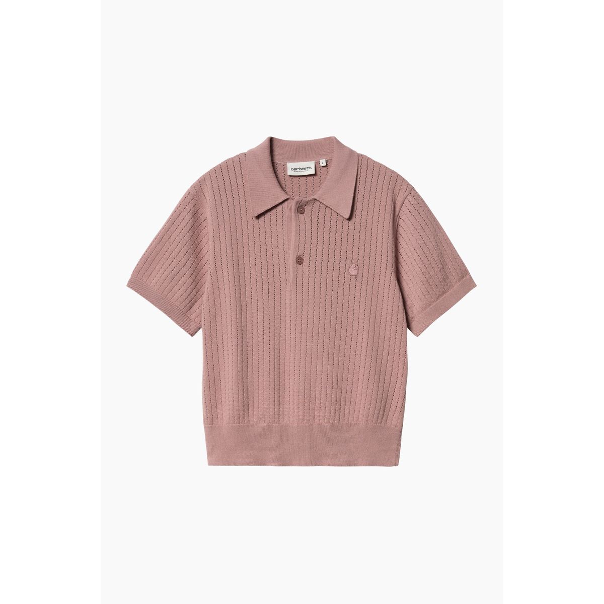 W' S/S Norlina Polo - Dusty Fuchsia - Carhartt WIP - Lyserød S