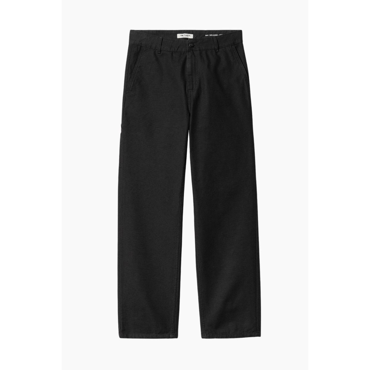 W' Pierce Pant Straight (Hubbard) - Black Rinsed - Carhartt WIP - Sort 27