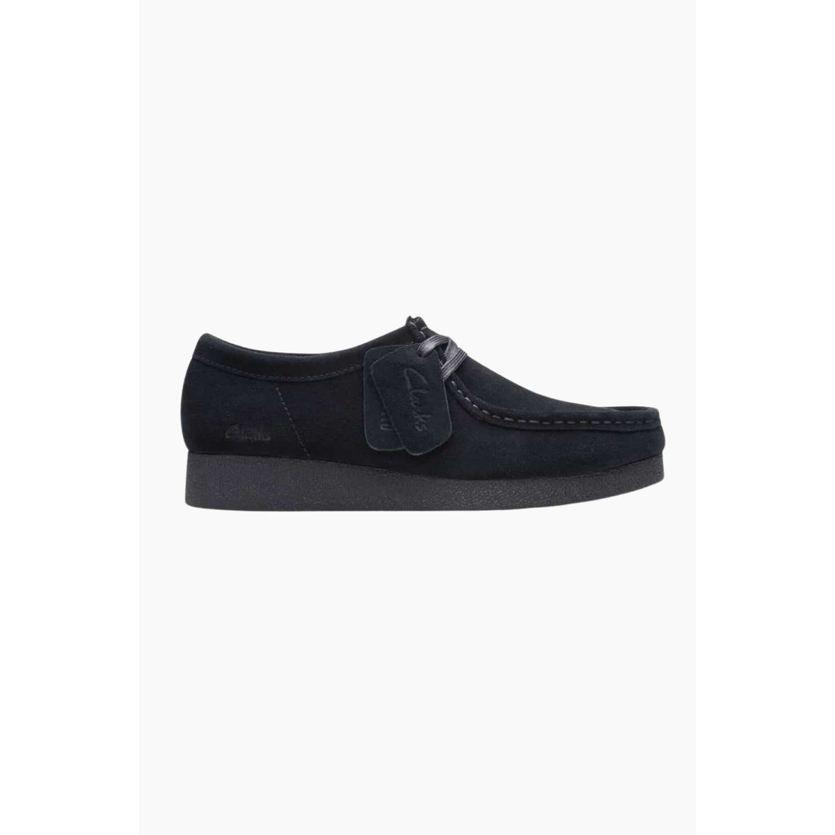 Wallabee - Black Suede - Clarks - Sort 39 1/2